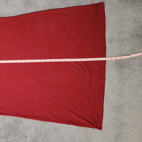 Jockey Casual T-Shirt Dress, Red Resin, Large - Picture 4 of 10